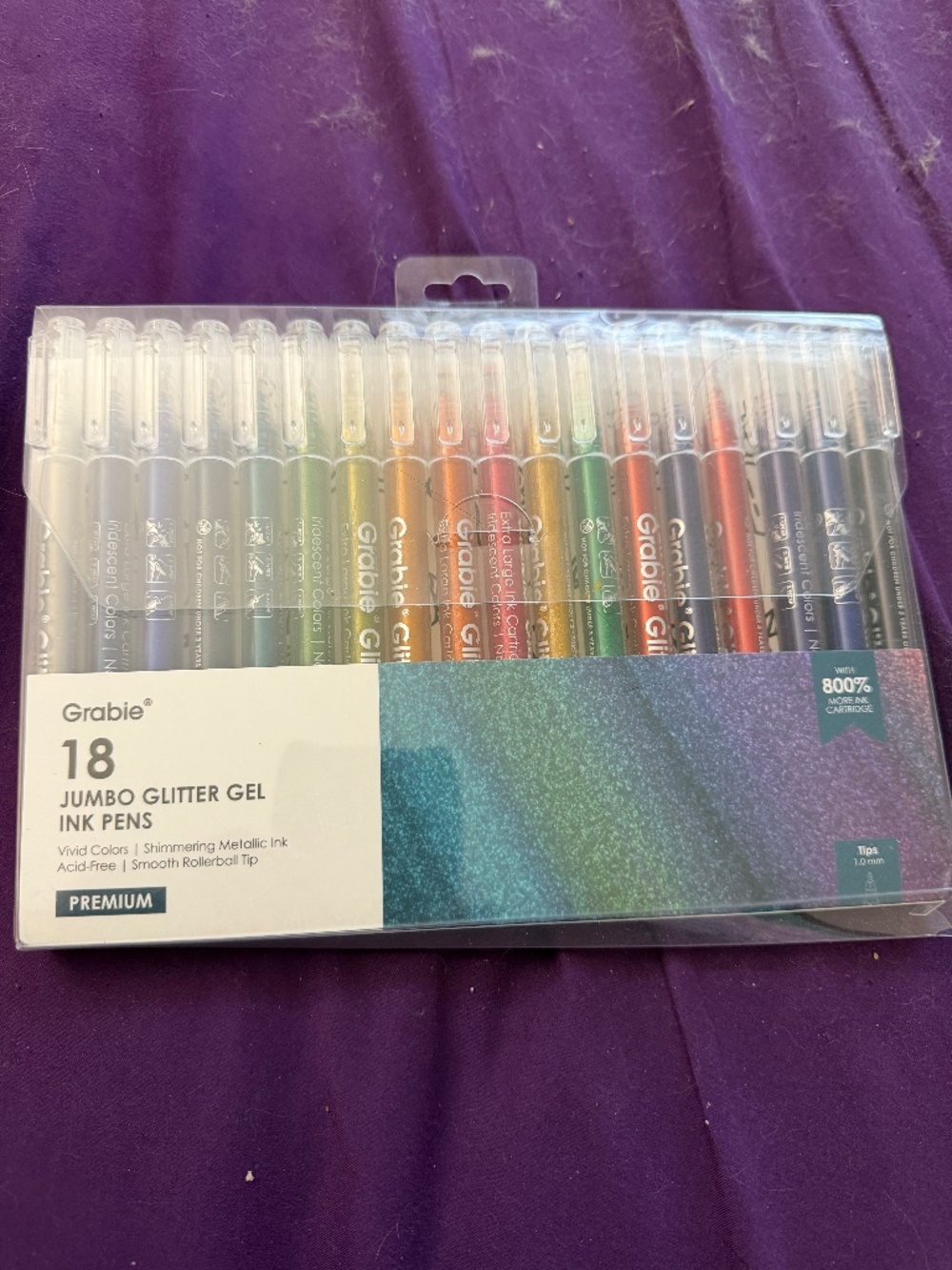 Grabie glitter gel pens jumbo